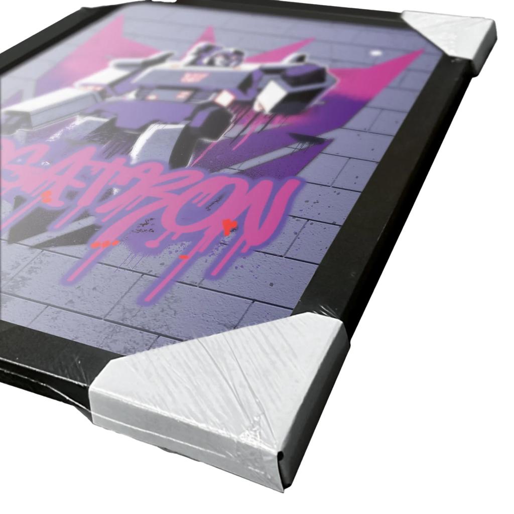 Transformers Graffiti Megatron Framed Poster