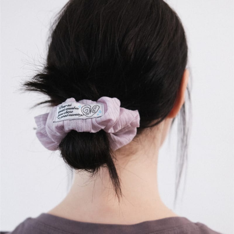 Ne Page Keyring Scrunchie (lavender)
