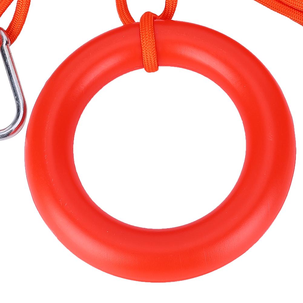 8mm Nylon Floating Lifesaving Wire Snorkeling Safety Rope Boat Diving Swimming Lifeguard Rescue Line with Buoyant Loop