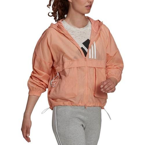 adidas breathable quick-dry sun protection jacket for women, light pink