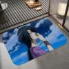 Anime B-Bakugan Floor Mat Diatomite Bath Mat, Quick Dry Absorbent Non-Slip Door Mat
