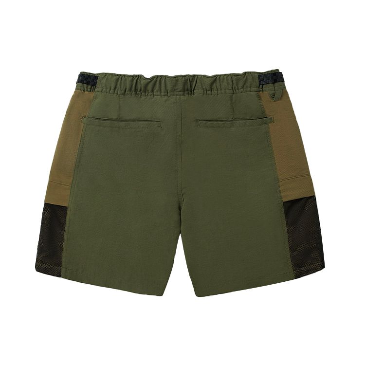 Vans Color Block Patchwork Cargo Shorts Men Shorts Army-Green VN0A54E8ZD8