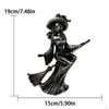 Halloween Figurine Decorative Sculpture Witch Statue Desktop Ornament Decor for Cabinet
