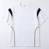 Short-sleeved T-shirt Black and White Contrasting Colors Trendy Street Style Solona Cool Line Stitching, Loose Shoulder Men's Top