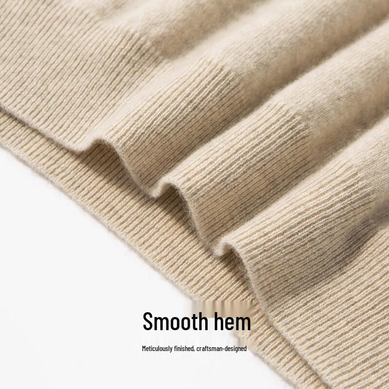 Hodo 100% Cashmere Mock Neck Men's Sweater