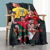 Cristiano Ronaldo 135 Customize Your Name Blanket Throw Personalized Blanket Durable Comfort Great for Bedding Sofa Office Chair Chair