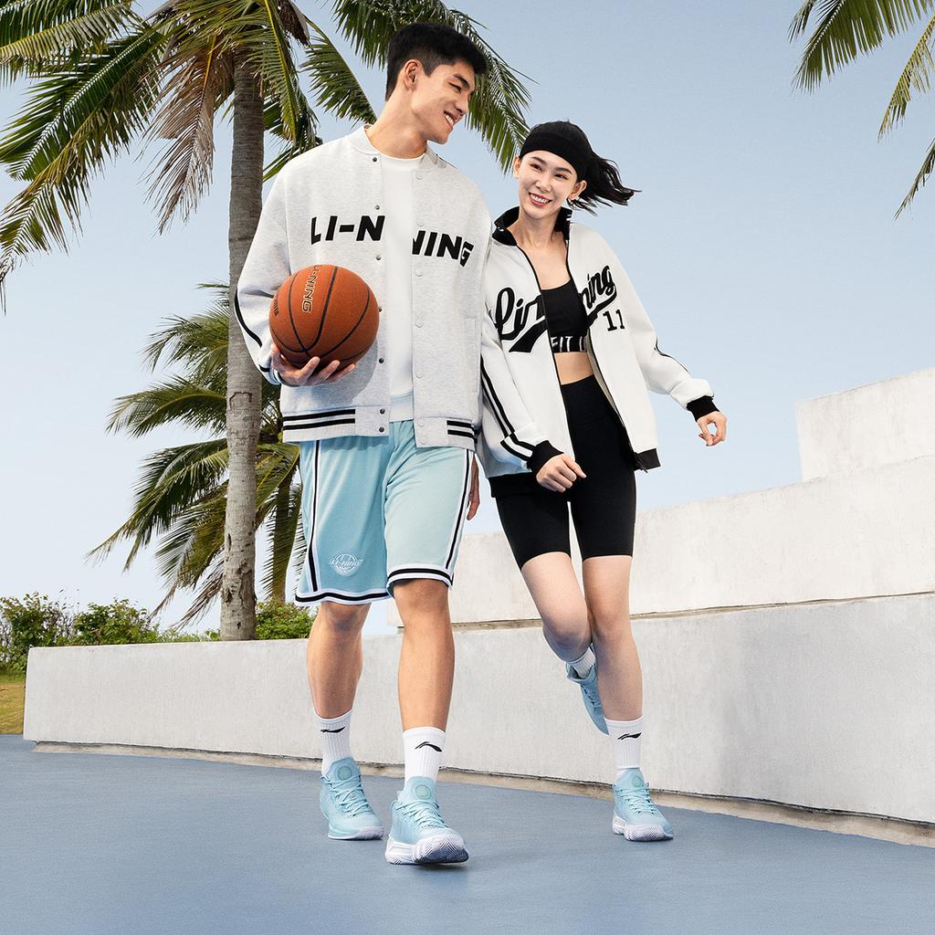 Li Ning Liren 3 V2 Slip Resistant, Abrasion Resistant, Breathable Low Top Basketball Shoes Unisex Aqua Blue ABAT057-2