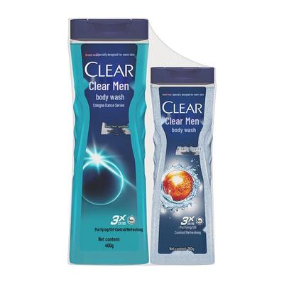 Clear Men Balancing Oil Control Cooling Douchegel Set