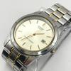Used CASIO Quartz Men's Watch Gold Dial Date