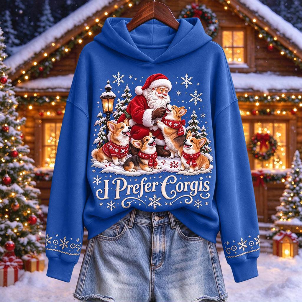 Herren Weihnachtspullover Hoodie, Lässiges Kapuzensweatshirt für die Feierparty und Winterkleidung