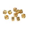 10pcs/set Decoration Alloy Hair Beads Silver Golden Braid Dreadlocks Bead Hair Accessories Women