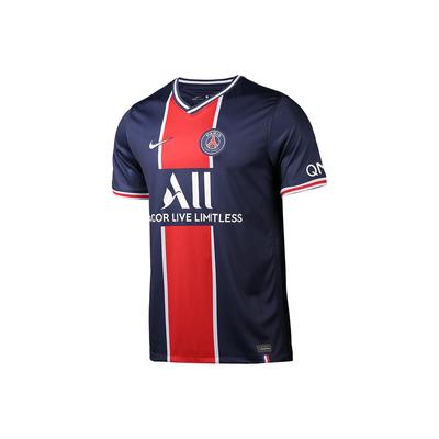 Koszulka domowa Paris Saint-Germain z krótkim rękawem Męska Topy Granatowo-Niebieska CD4242-411