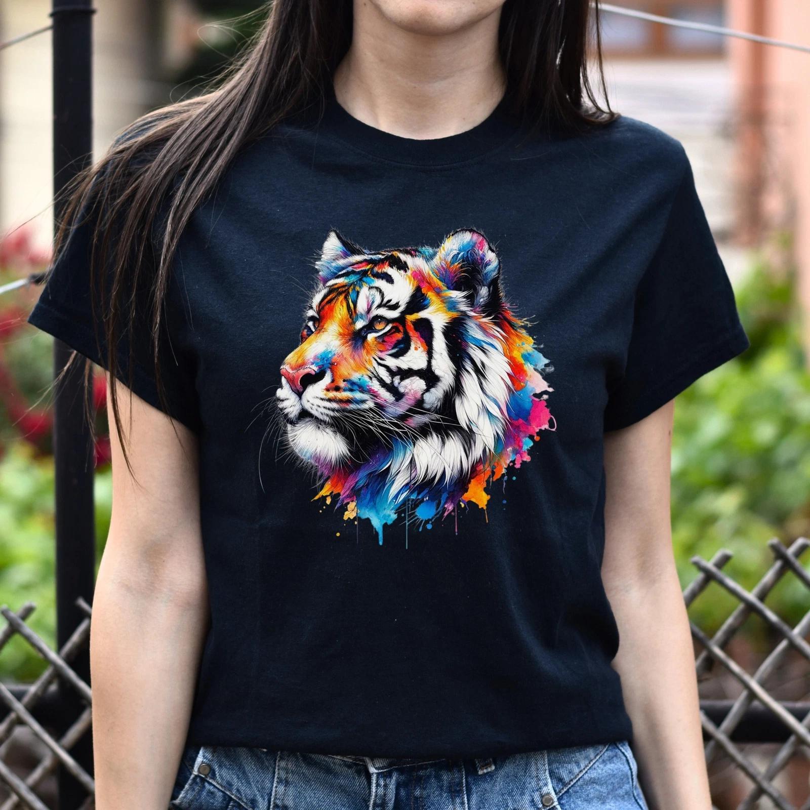 Wildlife tiger whisperer Unisex T-shirt Black Navy Dark Heather 3XL