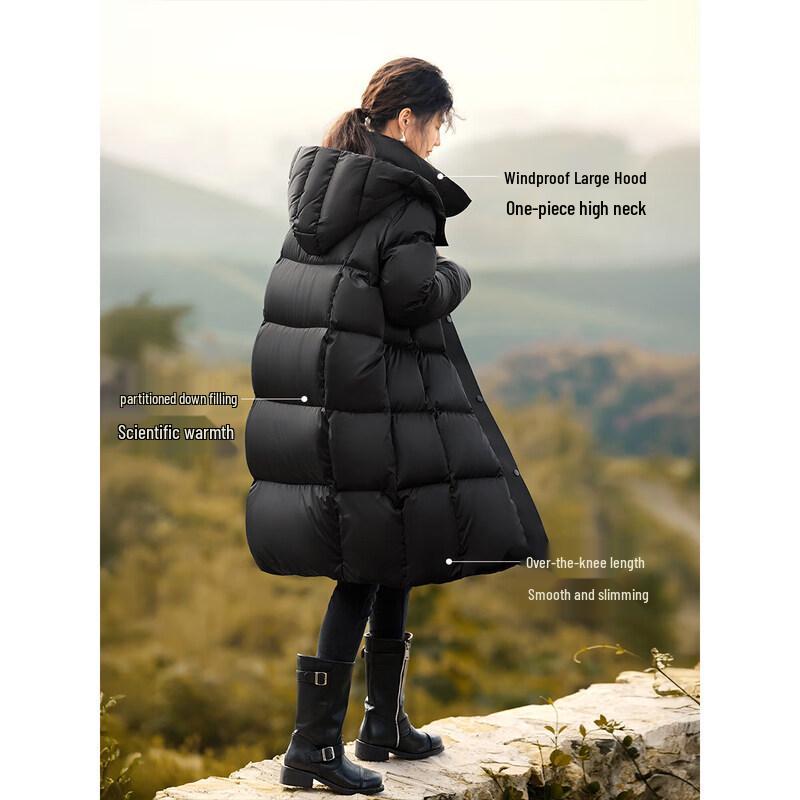 XWI Women's 90% White Goose Down Puffer Jacket