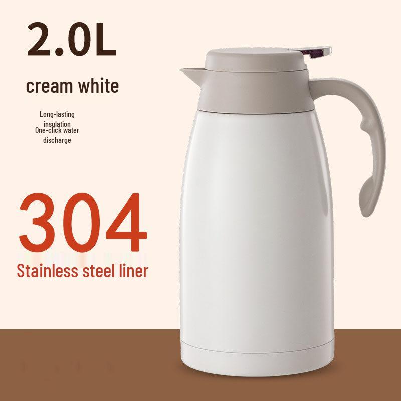 Large Capacity Stainless Steel Insulated Hot Water Kettle and Thermos Bottle