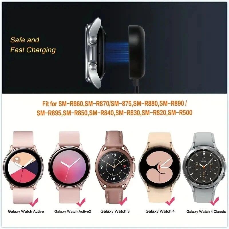 Magnetische Uhr Kabelloses Ladegerät Für Samsung Galaxy Watch 8/7/6/5pro/5/4/3 Active 2 Tragbares USB-Kabel Schnelllade-Dockingstation
