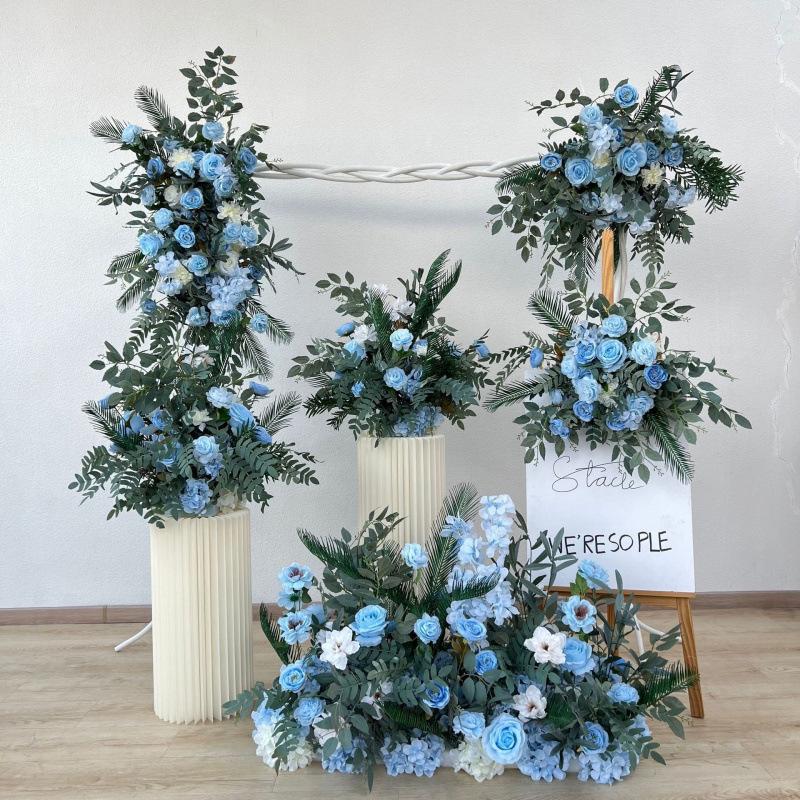 Large Silk Flower Arrangement for Wedding Aisle and Banquet Decor