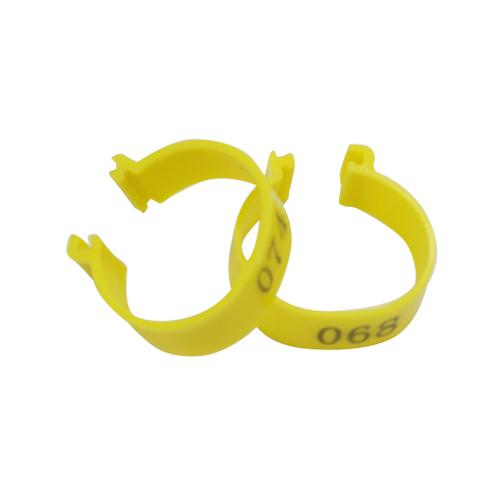 100Pcs 20mm Chicken Foot Rings Digital Clip Ring NO. 1-100 Plastic Identification Ring Poultry Chicken Coop Feeding supplies