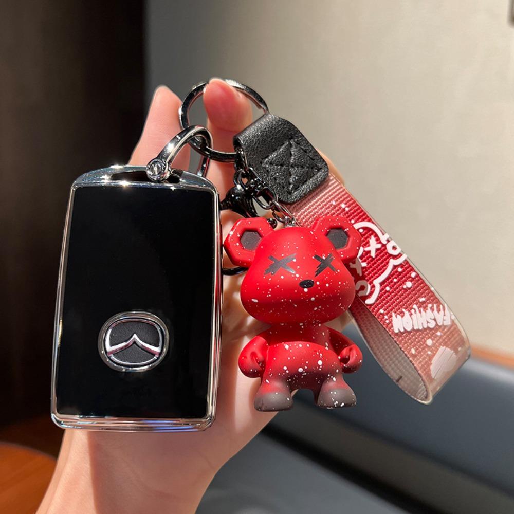 Pro Mazda 3 pouzdro na klíče CX4 CX5 Ateza CX30 kryt na klíče kožený držák na klíčenku pro příslušenství automobilů Mazda