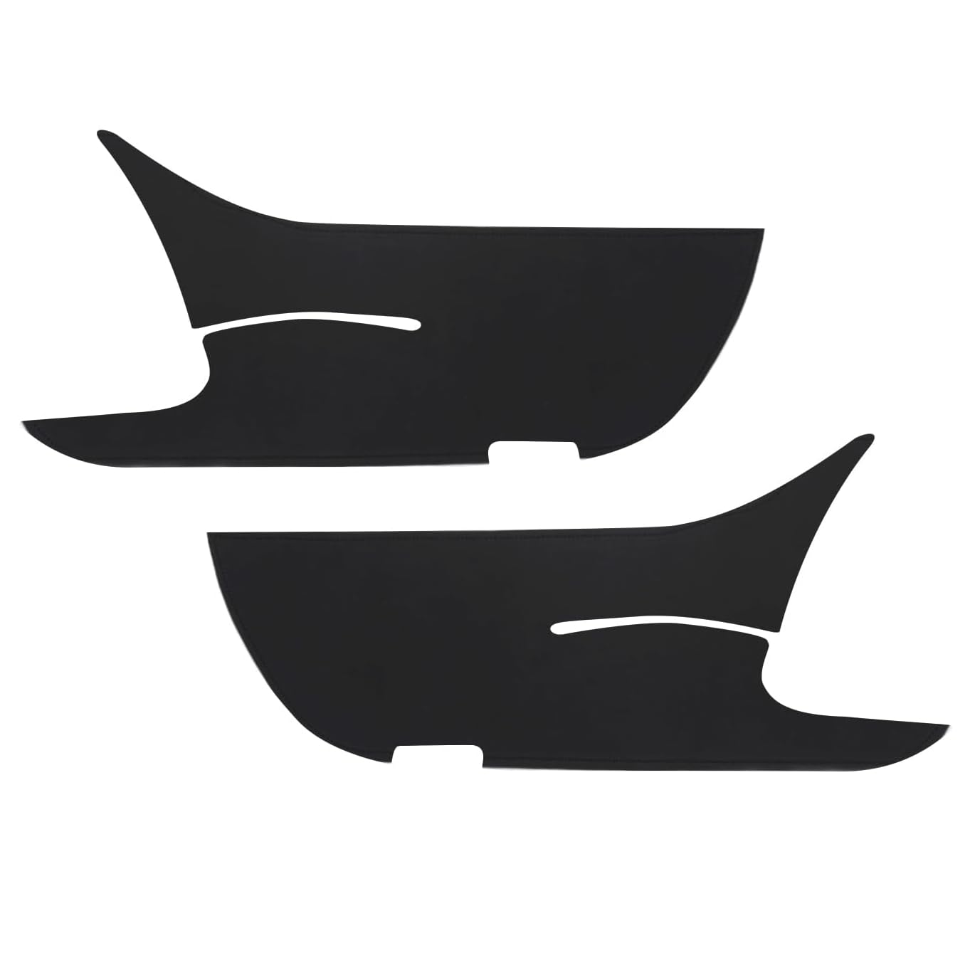 

CGP Front Kick Guards, Black PU Leather Foot Side Panel Guards for 40 Series Alphard and Vellfire, Door Protectors, 2-Piece Set (HN12-T13801B-KIC)