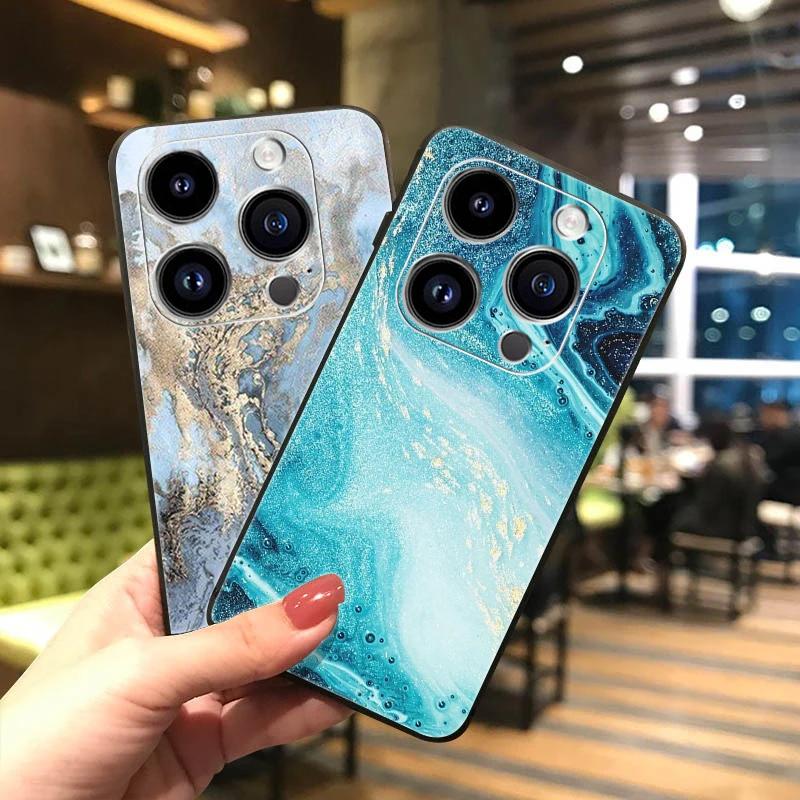 Case For iPhone 16 15 17 Pro Max 17 Air Shockproof Soft Silicone Bumper Back Cover for iPhone 16 Plus 15Pro 17pro Phone Cases