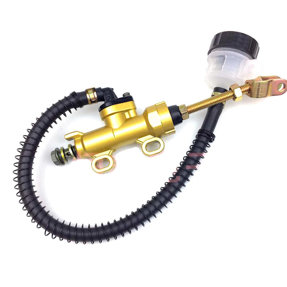 

Universal Motorcycle Rear Brake Pump Foot Hydraulic Refit Rear Brake Master Cylinder Pump For Honda Yamaha Kawasaki Suzuki ATV золотой