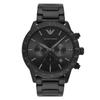 Relógio masculino AR11242 pulseira preta mostrador preto 43mm + caixa