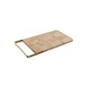 Bambus-Schneidebrett - Home ESPRIT - 35,5x17,5x1,5 cm - Mehrfarbig - Goldfarbenes Metall - Natürlich - Robust
