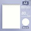 Grids/Blank/Horizontal Line Spiral Notepad Flip Over Design Memo Pad  School Office Supplies
