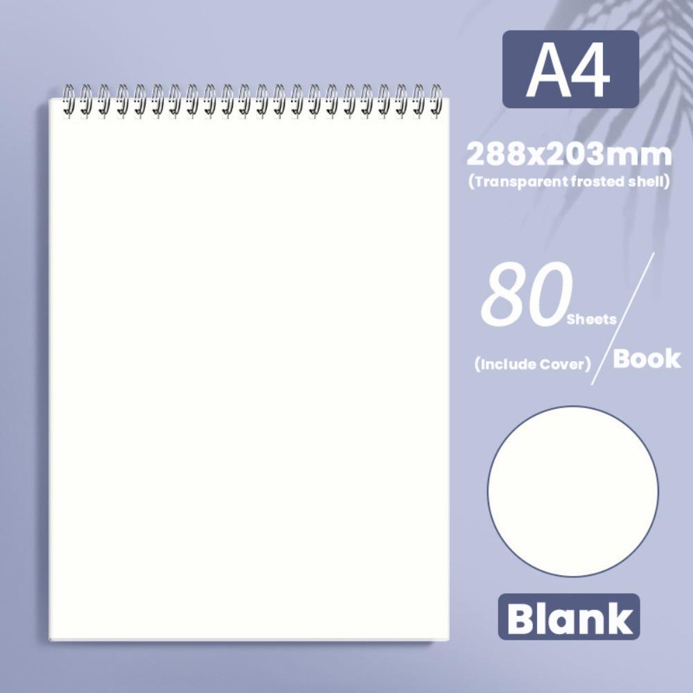 Grids/Blank/Horizontal Line Spiral Notepad Flip Over Design Memo Pad  School Office Supplies