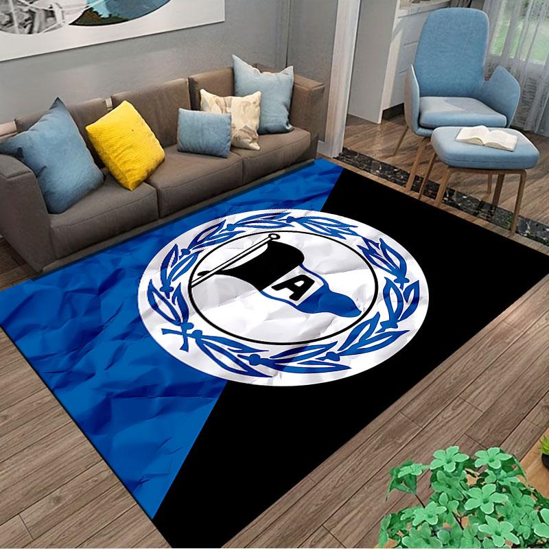Blue and Black Flag Pattern Suitable As a Non-slip Mat for the Living Room or Bedroom Sofa