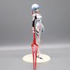 Anime Neon Genesis Evangelion Eva Ayanami Rei Kawaii Figur Weißer Kampfanzug Kurzes Haar PVC Sammlermodell Spielzeug Ornamente Geschenk
