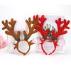 Christmas Headbands Cute Reindeer Antlers Headbands with Bell Christmas Animal Ear Hair Bands for Women Holiday Party Cosplay
