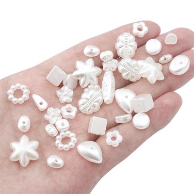 20 g/borsa Forme Miste Perline di Plastica ABS Perle Branelli Allentati per la Collana Del Braccialetto Orecchino Gioielli FAI DA TE Realizzazione di Accessori