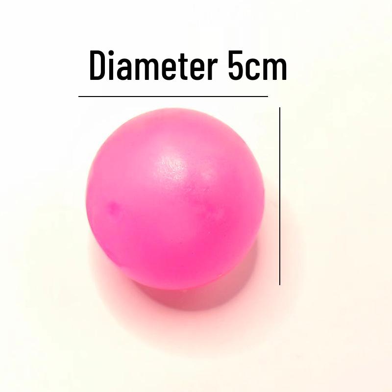 Douyin Luminous TPR Ceiling and Wall Sticky Ball Toy for Kids - Interactive Decompression Dart Target Ball