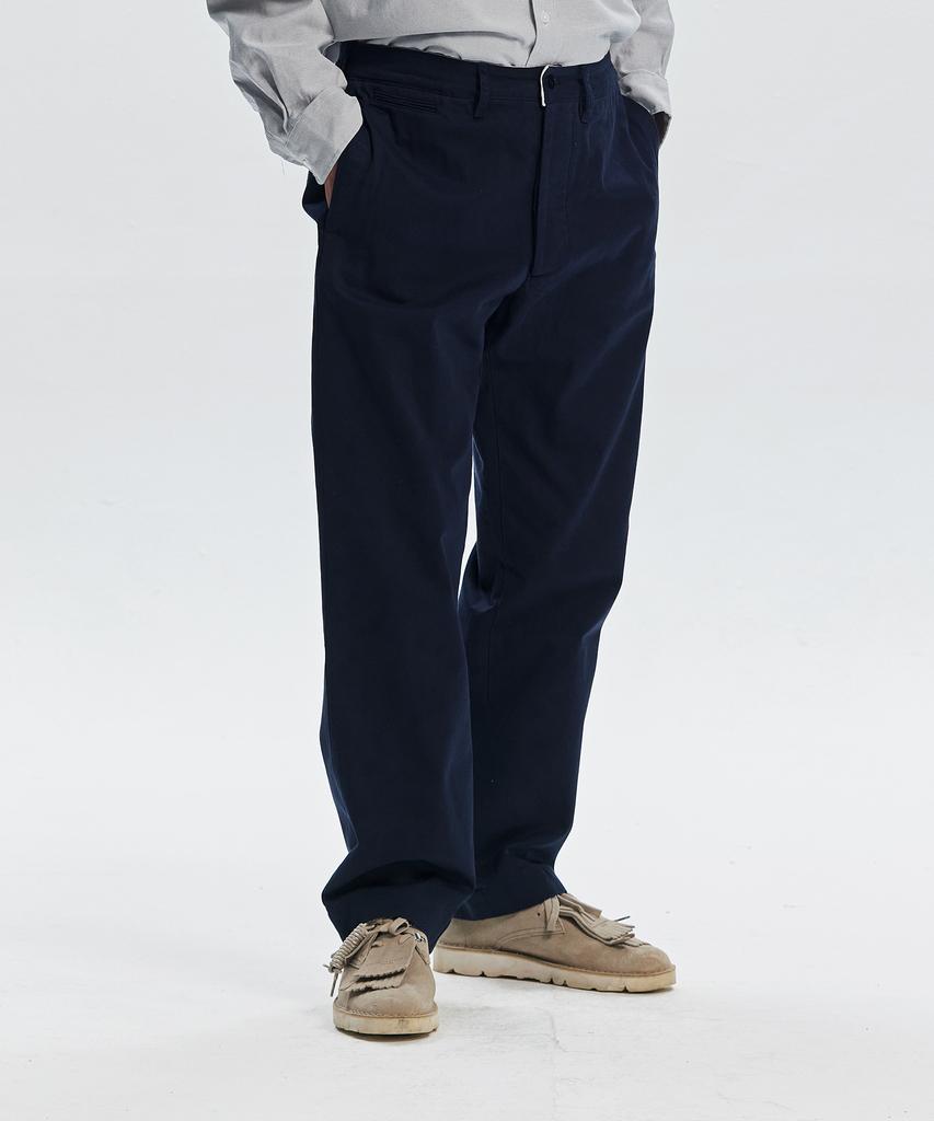 FRIZMWORKS Washed Officer Chino Pants _ Navy