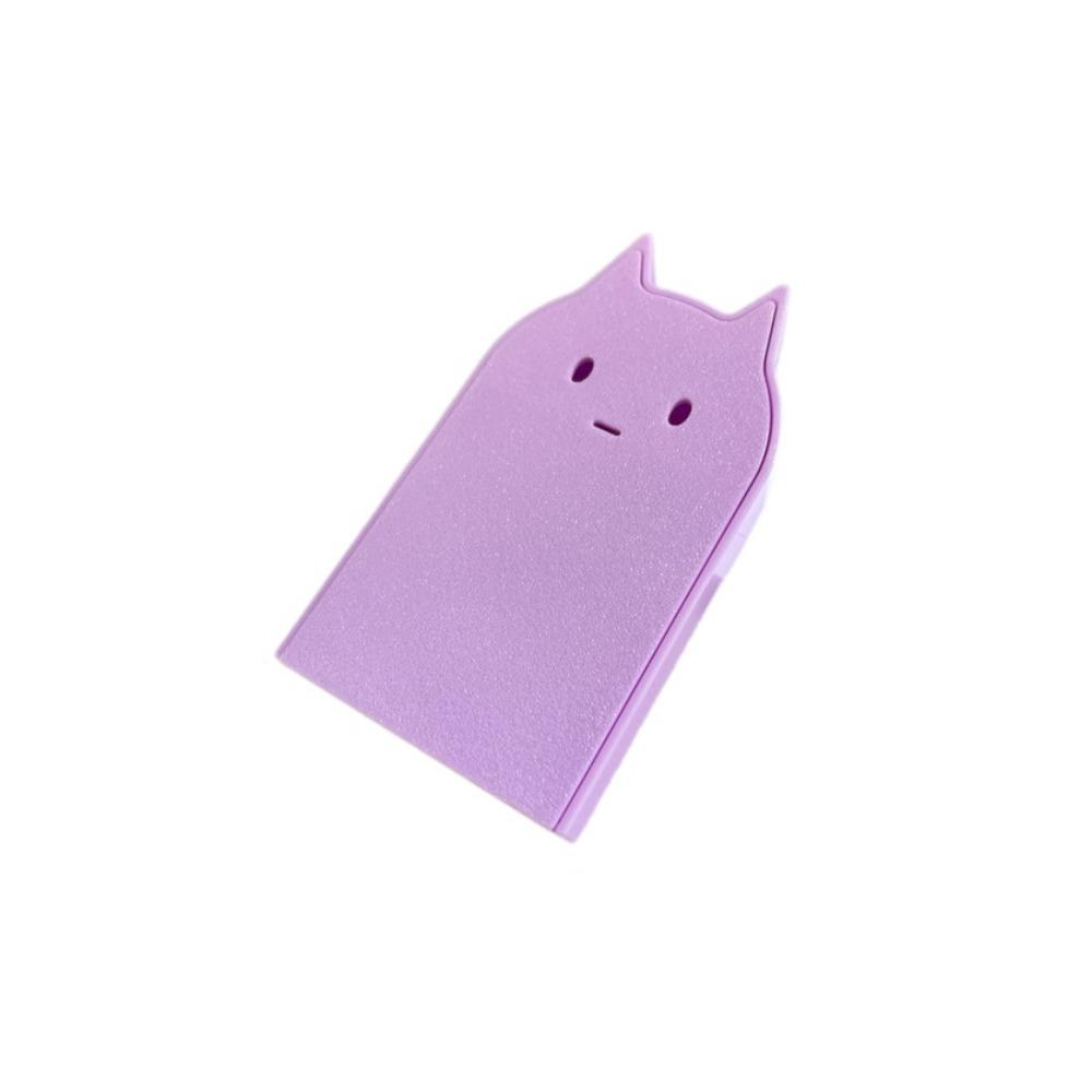 

Cute Cat-shaped Beads Picking Tray Plastic Cartoon Collage Beans Shovel Handmade 2-in-1 Bead Spatula Gift Giving фиолетовый