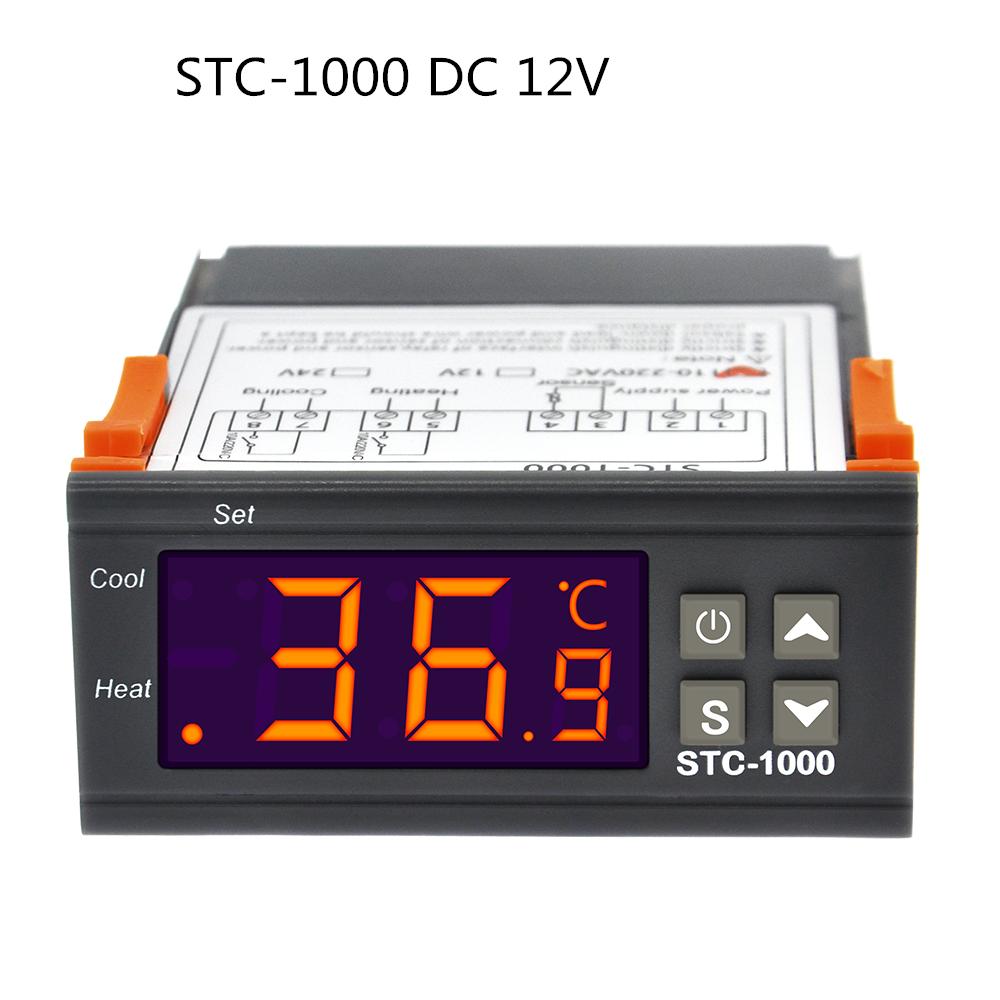 STC-3028 STC-1000 Temperature Controller Thermostat 12V 24V 220V Thermostat and Heater Cooler Control Incubator