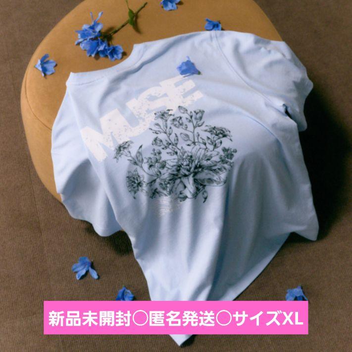 [USED] BTS JIMIN MUSE T-shirt Light Blue XL Jimin