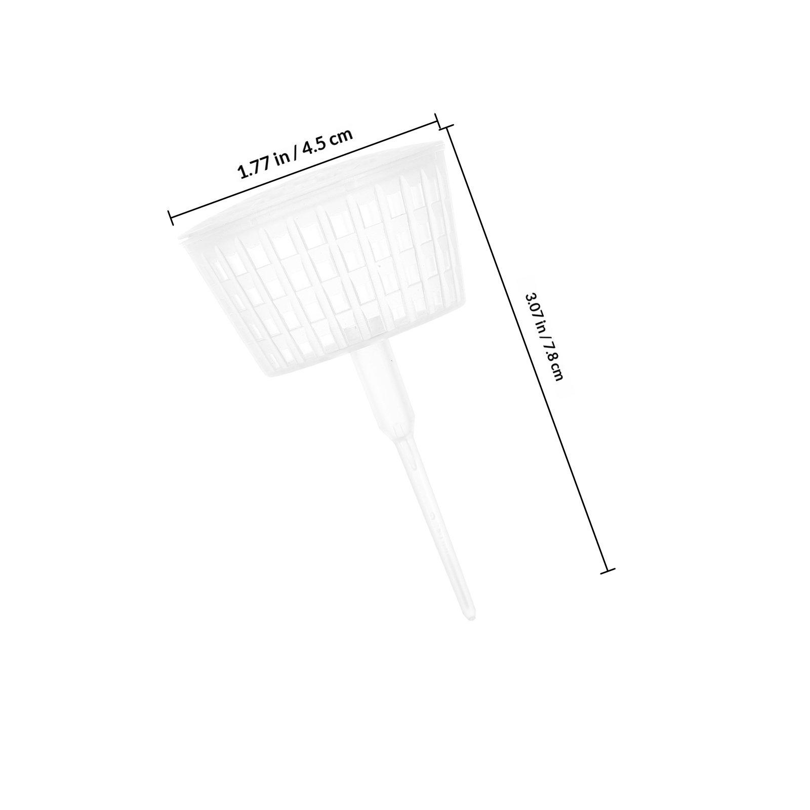 

10Pcs Plastic Fertilizer Box Lid Mesh Basket Bonsai Orchid Spike Plant Fertilization Tool Garden Supply Fertilizer Box прозорий