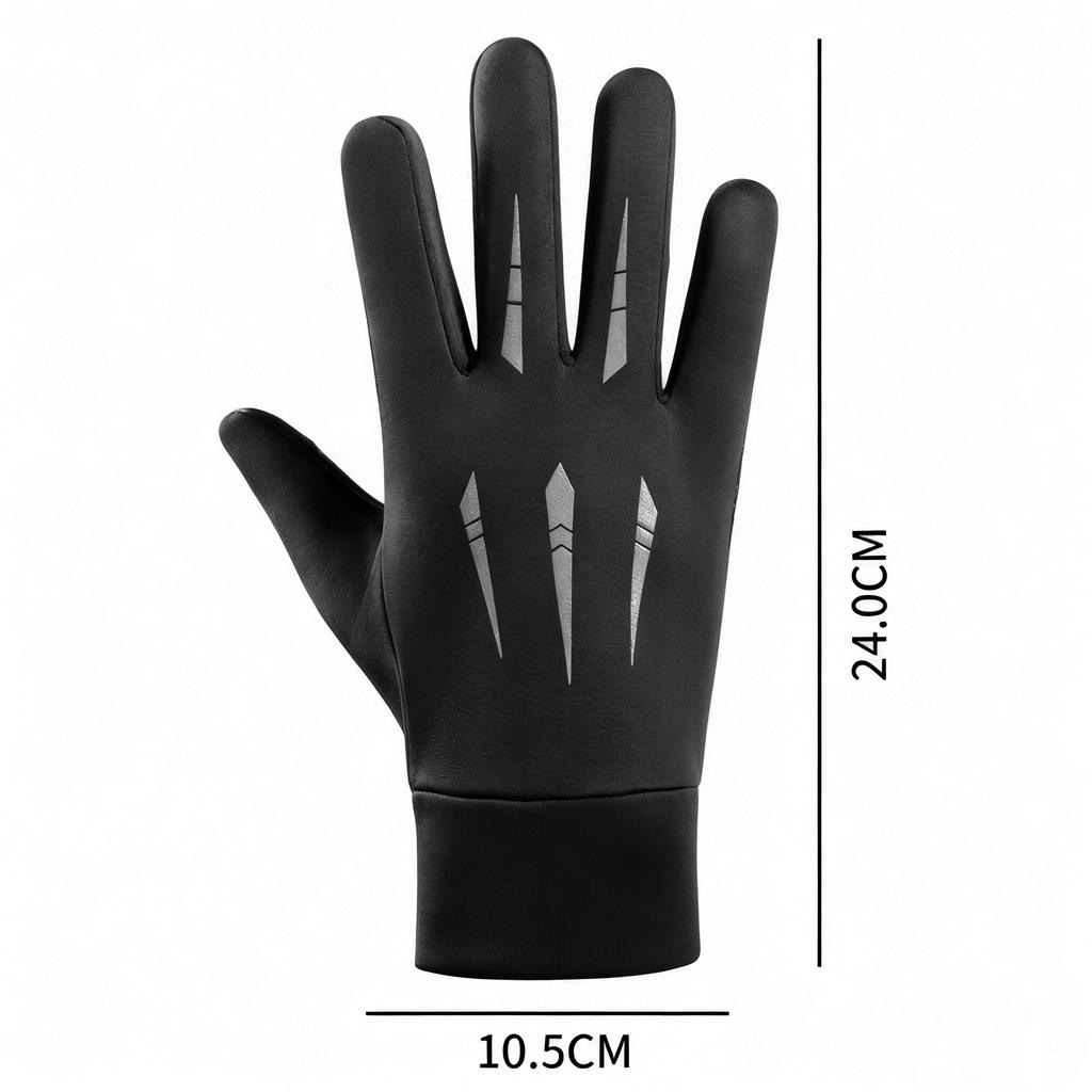 Winter Warme Handschuhe Verdicktes Fleecefutter Fahrradhandschuhe Anti-Rutsch Kälteschutz Thermisch Touchscreen Outdoor Sport Skihandschuhe