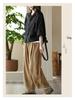 2025 Women's Retro Chinese-Style Cotton Linen Long Sleeve Cardigan with Frog Buttons - Spring/Autumn