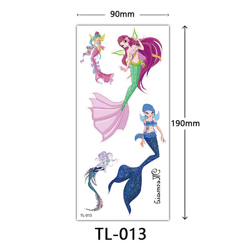 Blumen Tattoo Aufkleber, Farbige Skizzen Tattoo Aufkleber, Englische Buchstaben, Hochzeitsfotografie Tattoo