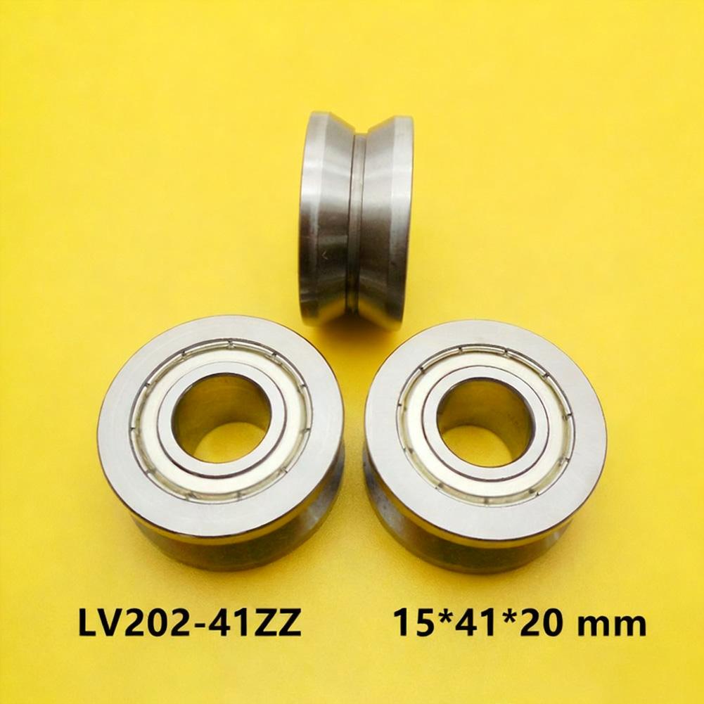 LV20251ZZ Sliding Rollers Bearing with Stainless Steel Groove Track Pulley for Communication Equipment and Automation Tools