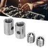Throttle Cable Kit Throttle Cable Clamps Metal Silver for Maintenance Worker for Motorcycles