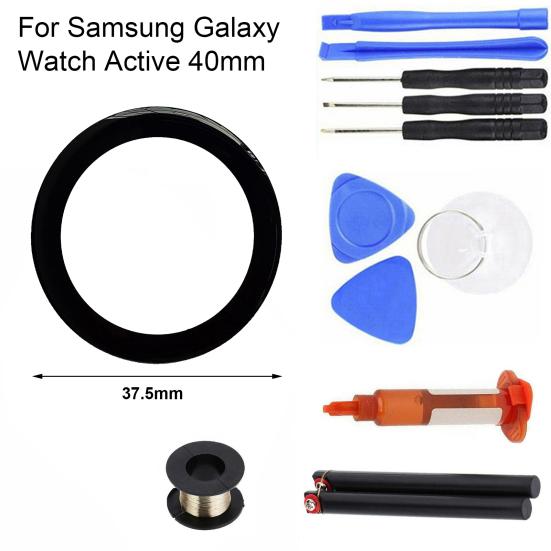 Watch Front Glass Lens Replacement Touch Screen Repair Tools Kit for Samsung Galaxy Watch Active 40mm/Active 2 40mm/44mm
