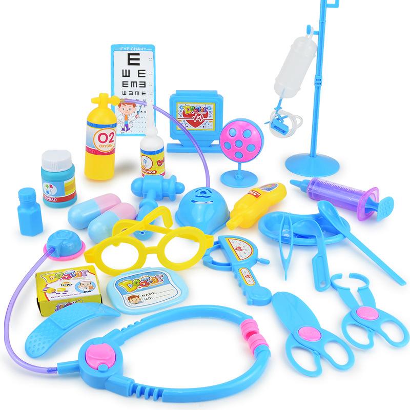 Children'S Play House Medical Equipment Set, Simulated Stethoscope, Injection, Small Doctor Role-Playing Toy