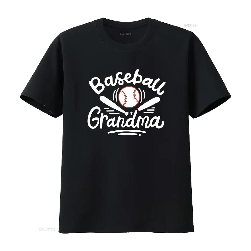 Baseball Grandma T Shirt SweaT 12156 vintage Washed streetwear Casual Breathable Slightly graphic homme Unisex designer clothes
