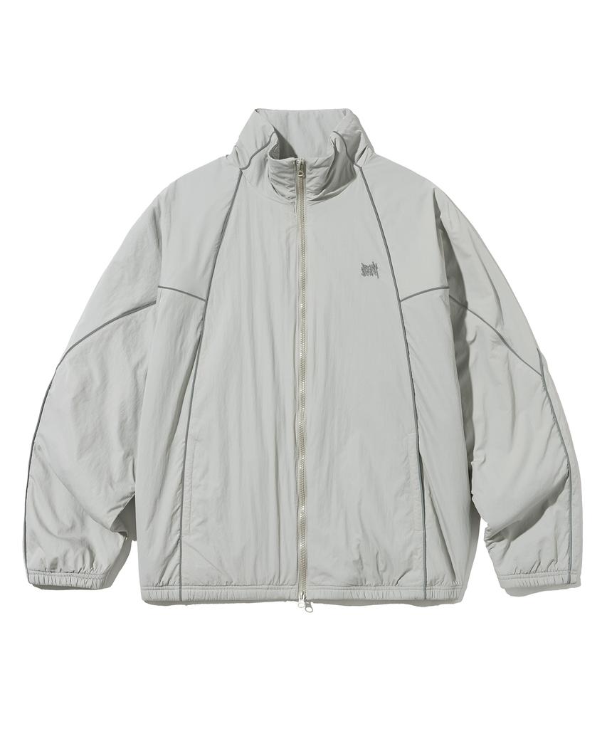 Brownbreath Tag Nylon Track Jacket - Light Gray