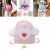 Stylish Heart Backpack For Kids With Angel Wings Lightweight Waterproof Design